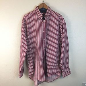 💛1230 Tommy Hilfinger Striped Button Down Shirt